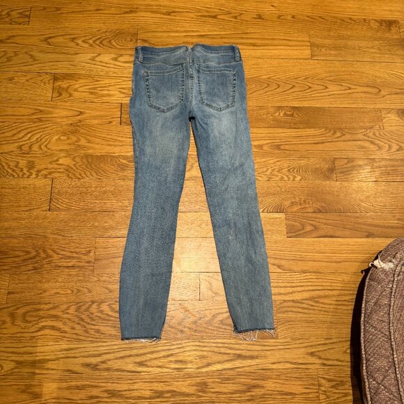 Free People Button Fly Skinny Jeans - Picture 3 of 3